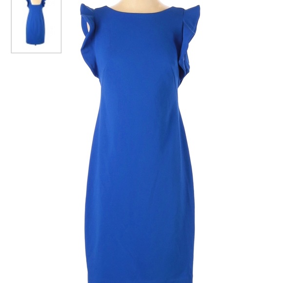 Royal Blue Calvin Klein Dress - Picture 1 of 5